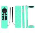 Silicone Protective Case Cover For Apple TV 4K 4th Siri Remote Controller(Ice Green)