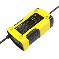FOXSUR 2A / 6V / 12V Car / Motorcycle 3-stage Full Smart Battery Charger, Plug Type:EU Plug(Yellow)