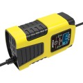 FOXSUR 2A / 6V / 12V Car / Motorcycle 3-stage Full Smart Battery Charger, Plug Type:EU Plug(Yellow)