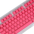 HXSJ P9 104 Keys PBT Color Mechanical Keyboard Keycaps(Rose Red)