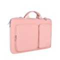 ST11 Polyester Thickened Laptop Bag with Detachable Shoulder Strap, Size:15.6 inch(Pink)