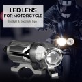 2 PCS L29 12V / 15W / 6000K / 2000LM Motorcycle / Car IP65 Waterproof External LED Small Steel Canno