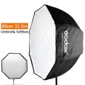 Godox Photo Studio Portable Octagon Speedlite Umbrella Softbox Reflector, Size:80cm