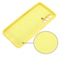 Pure Color Liquid Silicone Shockproof Full Coverage Case For OnePlus Nord CE 5G(Yellow)