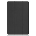 For Xiaomi Pad 5 Custer Texture Horizontal Flip Leather Case with Three-folding Holder & Sleep / Wak