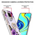 For Xiaomi Redmi Note 9S/Note 9 Pro/Note 9 Pro Max Electroplating Pattern IMD TPU Shockproof Case wi