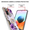 For Xiaomi Redmi Note 10 Pro/ 10 Pro Max Electroplating Pattern IMD TPU Shockproof Case with Rhinest