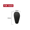 Car Suede Shift Knob Handle Cover for Audi A6 / S6 / A7(2015-2018) , Suitable for Left Driving(Black