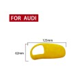 Car Suede Shift Knob Handle Cover for Audi A8(2011-2017) , Suitable for Left Driving(Yellow)