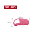 Car Suede Shift Knob Handle Cover for Audi A8(2011-2017) , Suitable for Left Driving(Pink)