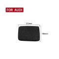 Car Suede Armrest Box Cover for Audi A4 / A5(2017-2021), Suitable for Left Driving(Black Grey)