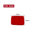 Car Suede Armrest Box Cover for Audi A4 / A5(2017-2021), Suitable for Left Driving(Wine Red)