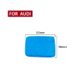 Car Suede Armrest Box Cover for Audi A4 / A5(2017-2021), Suitable for Left Driving(Sky Blue)