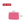 Car Suede Armrest Box Cover for Audi A4 / A5(2017-2021), Suitable for Left Driving(Pink)