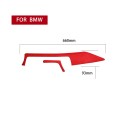 Car Suede Wrap Dashboard Decorative Strip for BMW 3 Series 3GT / 4 Series 2013-2019, Left Drive(Red)