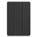 For Xiaomi Pad 5 / 5 Pro Custer Texture Horizontal Flip Leather Case with Three-folding Holder & Sle