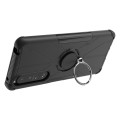 For Sony Xperia 1 III Armor Bear Shockproof PC + TPU Protective Case with Ring Holder(Black)