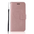 For Xiaomi Redmi 10 Wind Chime Owl Embossing Pattern Horizontal Flip Leather Case with Holder & Card