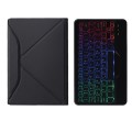 BM10S Backlight Edition Diamond Texture Detachable Bluetooth Keyboard Leather Tablet Case with Pen S