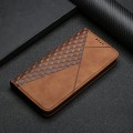 For Xiaomi Redmi Note 10 4G Diamond Pattern Splicing Skin Feel Magnetic Horizontal Flip Leather Case