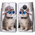 For Nokia G20 / G10 / 6.3 Coloured Drawing Cross Texture Horizontal Flip PU Leather Case with Holder