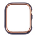 Dual-color Electroplating PC Protective Watch Case For Apple Watch Series 3 & 2 & 1 38mm(Rose Gold E