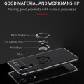 For Huawei Nova 9 Metal Ring Holder 360 Degree Rotating TPU Case(Black Red)
