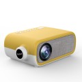 YG280 1920x1080P Portable Home Theater Mini LED HD Digital Projector, UK Plug(Yellow)