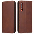 For Huawei P30 Calf Texture Magnetic Horizontal Flip Leather Case with Holder & Card Slots & Wallet(