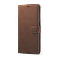 For Xiaomi Redmi Note 10 Frosted Anti-theft Brush Horizontal Flip Leather Case with Holder & Card Sl