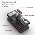 For Xiaomi Mi 11T / 11T Pro Armor Warrior Shockproof PC + TPU Protective Case(Black)