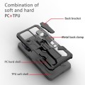 For Xiaomi Mi 11T / 11T Pro Armor Warrior Shockproof PC + TPU Protective Case(Grey)