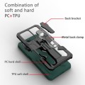 For Xiaomi Mi 11T / 11T Pro Armor Warrior Shockproof PC + TPU Protective Case(Green)