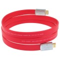 ULT-unite 4K Ultra HD Gold-plated HDMI to HDMI Flat Cable, Cable Length:3m(Red)