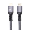 HDMI 2.0 Male to HDMI 2.0 Male 4K Ultra-HD Braided Adapter Cable, Cable Length:1.5m(Grey)