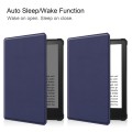 For Amazon Kindle Paperwhite 2021 Solid Color Voltage Caster Texture TPU Horizontal Flip Tablet Leat