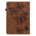 For Huawei MatePad Pro 10.8 2021 / 2018 Embossed Butterfly Pattern Horizontal Flip Leather Tablet Ca