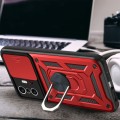 For Xiaomi Mi 11T / 11T Pro Sliding Camera Cover Design TPU+PC Protective Case(Red)