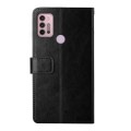 For Motorola Moto G10 / G20 / G30 Y Stitching Horizontal Flip Leather Phone Case with Holder & Card
