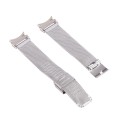 For Samsung Galaxy Watch4 40mm/44mm Double Insurance Buckle Milanese Watch Band(Silver)