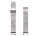 For Samsung Galaxy Watch4 40mm/44mm Double Insurance Buckle Milanese Watch Band(Silver)