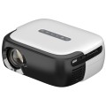 DR-860 1920x1080 1000 Lumens Portable Home Theater LED Projector, Plug Type:EU Plug(Black White)