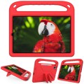 For Xiaomi Pad 5 / Pad 5 Pro Handle Portable EVA Shockproof Tablet Case with Triangle Holder(Red)