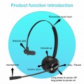 Anivia A8 Bluetooth Telephone Headset with Noise-cancelling Microphone(Black)