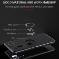 For Xiaomi Redmi Note 11 Pro Metal Ring Holder 360 Degree Rotating TPU Phone Case(Black Red)