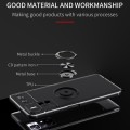 For Xiaomi Redmi Note 11 (China) Metal Ring Holder 360 Degree Rotating TPU Phone Case(Black Red)