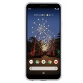 TPU Phone Case For Google Pixel 3a(Transparent White)