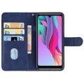 Leather Phone Case For ZTE Blade A5 (2020)(Blue)