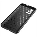 For Xiaomi Redmi Note 11 China Carbon Fiber Texture Shockproof TPU Phone Case(Black)