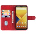 Leather Phone Case For Wiko Y81(Red)